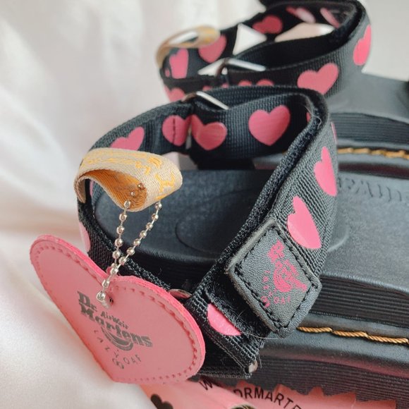 Lazy Oaf x Doc Marten Heart Sandal 🤍 size 4.5 - Picture 8 of 14